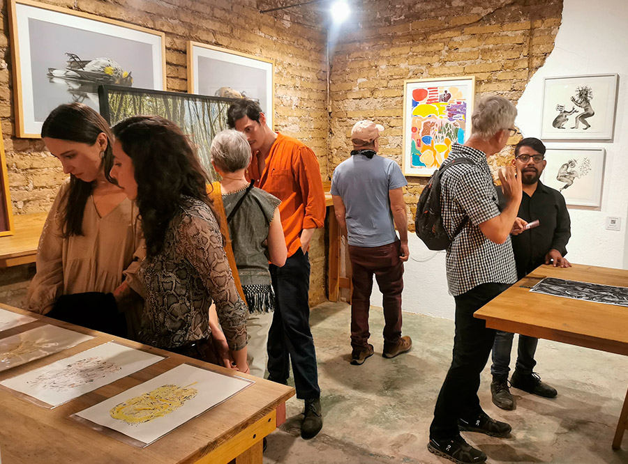 Exhibición de arte en Oaxaca